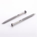 Wkręt do drewna Torx z łbem płaskim