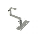 Metalowa część wspornika fotowoltaicznego do przeszklonego dachu